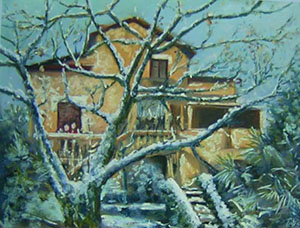 Réalisation au pastel sec