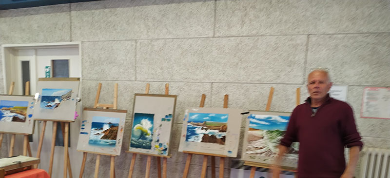 Fin d&rsquo;une session de stage pastel